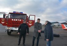 “Аеропорт Хмельницький” уже має пожежний автомобіль. В перспективі – вантажні авіаперевезення