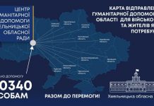 Гуманітарний штаб Хмельницької обласної ради працює щоденно