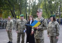 Першокурсники Національної академії Державної прикордонної служби імені Богдана Хмельницького склали Військову присягу