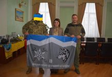 Віолета Лабазюк зустрілась з військовим 10 гірсько-штурмової бригади