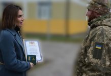 Віолета Лабазюк подякувала військовим за захист та гідну оборону України