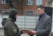 Володимир Гончарук привітав особовий склад військової частини Нацгвардії з 30-ою річницею