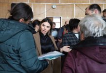 Віолета Лабазюк зустрілася з родинами ВПО у Красилівській громаді