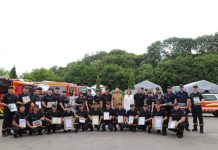 Працівників ДСНС України в Хмельницькій області привітали з Днем Конституції