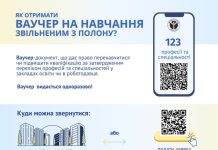 Як звільненим з полону отримати ваучер на навчання?