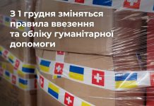 З 1 грудня зміняться правила ввезення та обліку гуманітарної допомоги