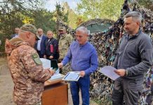 Вручили відзнаки військовослужбовцям територіальної оборони