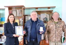 Віолета Лабазюк відзначила волонтера