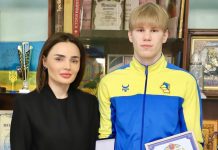 Віолета Лабазюк відзначила боксера з Хмельниччини