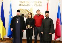 Віолета Лабазюк зустрілася з архієпископом Кам’янець-Подільським і Новоушицьким Германом