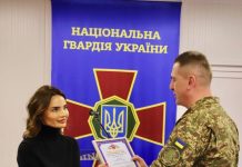 Віолета Лабазюк привітала військовослужбовців Національної гвардії України з професійним днем