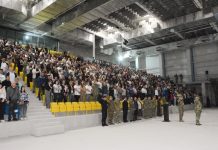 Курсанти першого курсу Національної академії Державної прикордонної служби імені Богдана Хмельницького склали Військову присягу