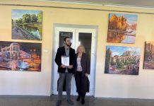 З пейзажами міста Хмельницького відкрито виставку в гуманітарно-педагогічній академії