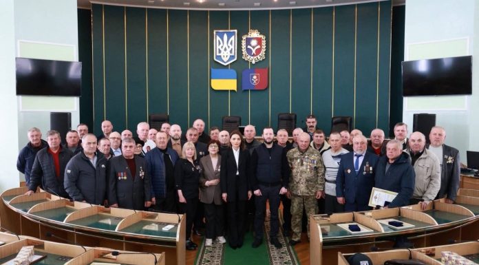 Відзначили учасників ліквідації наслідків аварії на Чорнобильській атомній електростанції