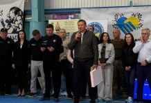 Привітали учасників Чемпіонату України з кікбоксингу WAKO на честь загиблих за незалежність України