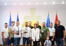 Віолета Лабазюк привітала команду «Ветеран ПРО» – срібних призерів Чемпіонату України з веслування