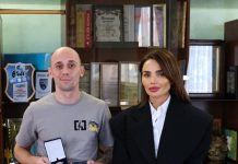 Віолета Лабазюк подякувала ветерану за захист держави