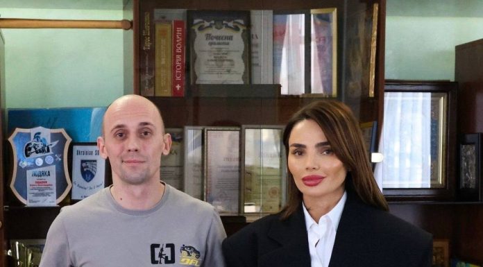 Віолета Лабазюк подякувала ветерану за захист держави