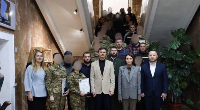 Віолета Лабазюк подякувала військовослужбовцям Хмельниччини